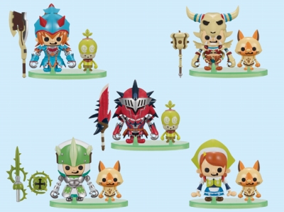 画像集#002のサムネイル/「モンスターハンター」組立式フィギュア＆ヘッドキーホルダー登場