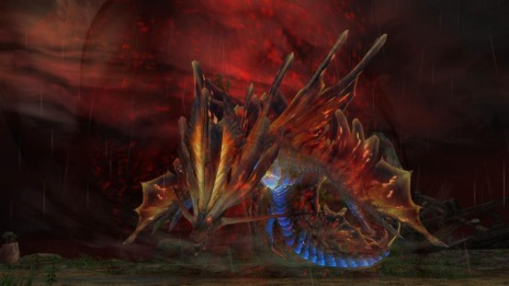 画像集 No.010のサムネイル画像 / 「MHF-Z」,新たな古龍「嵐龍アマツマガツチ」と「雅翁龍イナガミ」を11月1日に実装。新フィールド「霊峰」や新防具の情報も公開