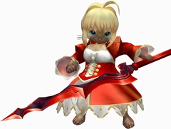 「MHF-Z」の「Fate/EXTELLA」コラボPVが公開中。ネロとガウェインのコラボ装備,パートニャーのネロ風装備のイラストと画面写真を掲載