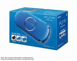 画像集#004のサムネイル/PSPバリューパックが数量限定で7月5日から再販売。カラーバリエーションはピアノ・ブラックとバイブラント・ブルーの2色