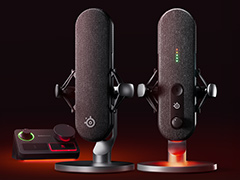 SteelSeries初のスタンド付きマイク「Alias」が発表に。XLR端子装備のミキサー付属モデルに注目だ