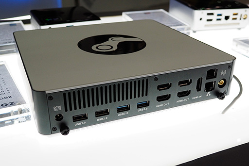 画像集 No.003のサムネイル画像 / ［COMPUTEX］ZOTACがSteam Machineを展示。同じ筐体とGPUスペックのゲーマー向けベアボーンは6月中にも発売か