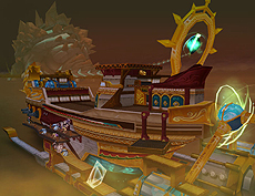 画像集#004のサムネイル/「ELSWORD」,サンディール地域の新たなダンジョン「サンテラス号」「ベヒモス心臓部」を本日実装。レベルキャップは70まで開放