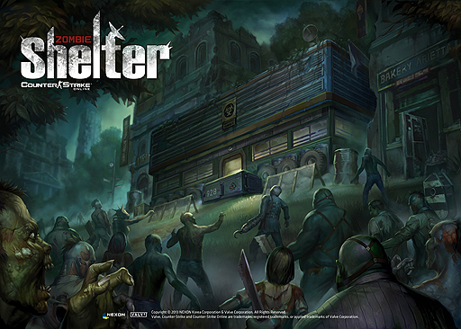 #002Υͥ/Counter-Strike Online״ڹ񥵡С˿⡼ɡZombie Shelterפƥץ쥤䡼ɱҵɤۤƥӤй