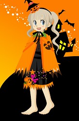 画像集#003のサムネイル/10月といえばハロウィン！　「ミィア」にお化けや魔女の衣装