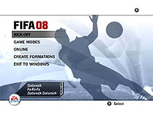 画像集#017のサムネイル/FIFA公認で選手もチームもすべて実名，「FIFA 08」のデモ版を掲載