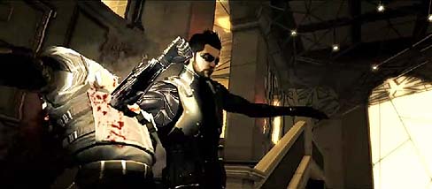 画像集#001のサムネイル/「Deus Ex: Human Evolution」の最新ムービーが海外メディアで公開。オーグメンテーションによる超人パワーで，敵を美しく血祭りに