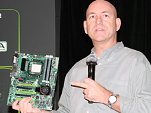 画像集#002のサムネイル/NVIDIA,AMD製CPU向けチップセット「nForce 780a SLI」を発表――mGPU搭載,Hybrid SLI対応のフラグシップ