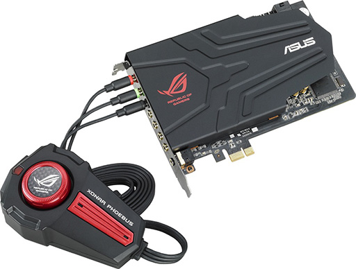 画像集#002のサムネイル/ASUS，ゲーマー向けサウンドカード「ROG Xonar Phoebus UBI」を発売。マイクのノイズを低減する外付けボックスが付属