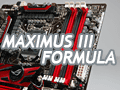 ASUS「R.O.G.」のP55モデル「Maximus III Formula」。実機の特徴を細かくチェックする