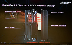 画像集 No.011のサムネイル画像 / ASUS,ゲーム特化スマートフォン新製品「ROG Phone II」を発表。6.59インチ有機ELパネルとSnapdragon 855 Plusを採用する
