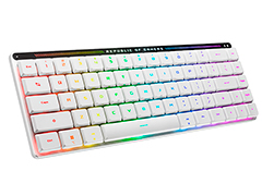 低背タイプの光学式スイッチを採用したゲーマー向け65%キーボードがASUSから登場