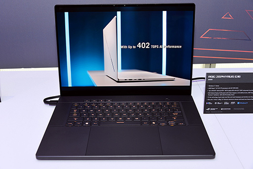 画像集 No.002のサムネイル画像 / AMDの最新CPUを積んだゲーマー向け薄型ノートPC「ROG Zephyrus G16」がASUSから登場
