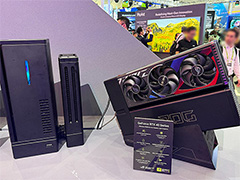ケーブルが目立たない「BTF」対応PCパーツや巨大なハンマー型ポータブル電源など,ASUSブースの注目製品を紹介