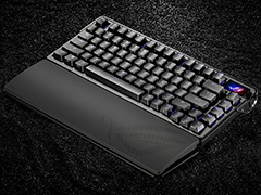 金属ボディとスイッチ交換機能が特徴の10キーレスキーボードと,カーボンファイバーボディの軽量マウスがASUSから発売に