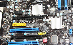 画像集#004のサムネイル/MSI,CeBIT 2009でSLI対応のIntel P55マザーボードを公開