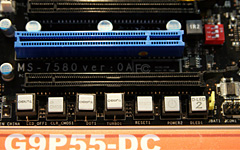 画像集#007のサムネイル/MSI,CeBIT 2009でSLI対応のIntel P55マザーボードを公開