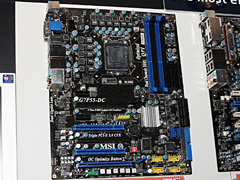 画像集#008のサムネイル/MSI,CeBIT 2009でSLI対応のIntel P55マザーボードを公開