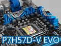 ASUSのH57マザー「P7H57D-V EVO」実機写真レポート。手堅い作りのミドルハイクラスモデル