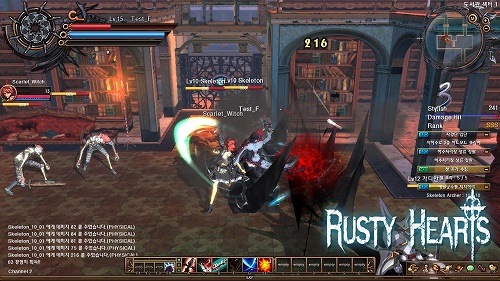 画像集#004のサムネイル/「Rusty Hearts」アニメタッチのグラフィックスや，スピーディな戦闘シーンが確認できる最新ムービーを4GamerにUp