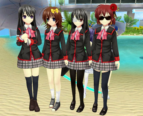 画像集#001のサムネイル/「ai sp@ce」に「リトルバスターズ！」のコラボ制服が登場