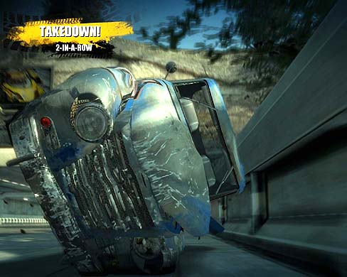 画像集#004のサムネイル/じゃまな車は蹴散らしてしまえ！　PC版「Burnout Paradise」のプレイムービー2本を掲載