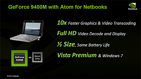 画像集#005のサムネイル/mGPU「GeForce 9400M G」がAtomをサポート。低価格PCでの3Dゲームに光明が