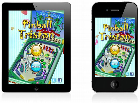 画像集#001のサムネイル/リトルウイング，iPhone/iPad向けピンボールゲーム「Pinball Tristan」を発売