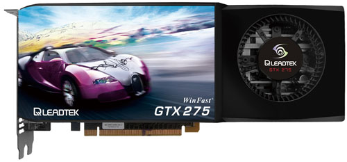画像集#001のサムネイル/Leadtek，リファレンス準拠のGeForce GTX 275搭載カードを発表
