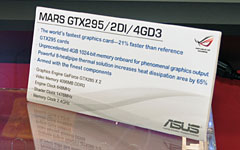 画像集#005のサムネイル/［COMPUTEX］ASUS，GTX 285を2基搭載した独自設計のGTX 295カード「MARS」