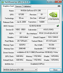 画像集#019のサムネイル/ASUS独自の“最強”仕様。GTX 285×2を1枚のカードに集約した「MARS」レビュー