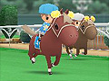 カラフルなうまがコミカルに走る「ちょこっとダービー」。正式サービスが本日スタート