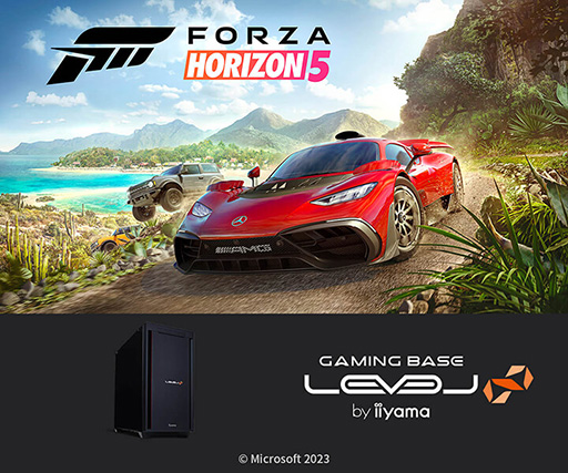 画像集 No.001のサムネイル画像 / RTX 40シリーズ搭載の「Forza Horizon 5」推奨ゲームPCがLEVEL∞から