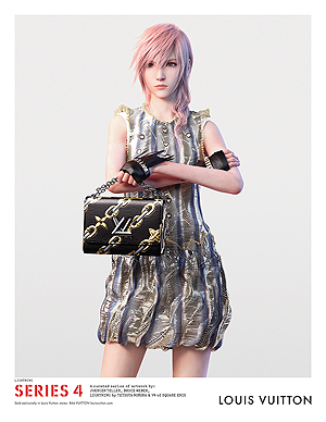 画像集 No.002のサムネイル画像 / 「FFXIII」のライトニングさんがルイ・ヴィトン広告キャンペーンのモデルに。世界各国で発売される雑誌の広告やPVに起用