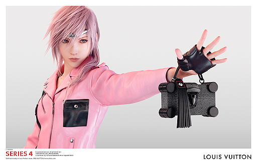 画像集 No.003のサムネイル画像 / 「FFXIII」のライトニングさんがルイ・ヴィトン広告キャンペーンのモデルに。世界各国で発売される雑誌の広告やPVに起用