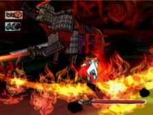 画像集#006のサムネイル/Wii版「大神」,アマテラスの行く手を阻むボスキャラクター「赤カブト」を紹介