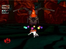 画像集#007のサムネイル/Wii版「大神」,アマテラスの行く手を阻むボスキャラクター「赤カブト」を紹介
