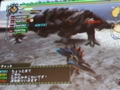 「モンスターハンター3(トライ)」完成披露発表会でボルボロスをスラッシュアックスで狩ってみた