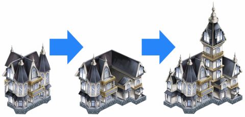画像集#002のサムネイル/「カナン」，ギルドの建物を建てて“ギルドスキル”を習得しよう