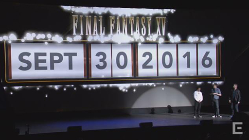 画像集 No.003のサムネイル画像 / 【ムービー追加】「FINAL FANTASY XV」の発売日が2016年9月30日に決定