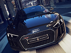「FFXV」×Audiコラボの「The Audi R8 Star of Lucis」が限定1台で抽選販売へ。“KINGSGLAIVE”に登場したルシス王国の公用車を完全再現