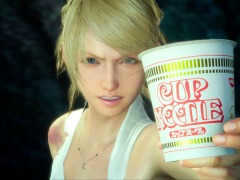 「FINAL FANTASY XV」とカップヌードルのコラボCM「CUP NOODLE XV」が公開に。15種類のカップヌードルが当たるキャンペーンがスタート