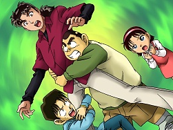 画像集#006のサムネイル/数々の難事件が二人の名探偵を巡り会わせる。NDS「名探偵コナン&金田一少年の事件簿」の序盤ストーリーや各種システムを紹介