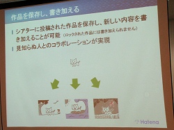 画像集#003のサムネイル/DSiの新コンテンツ「うごくメモ帳」はてなとの協業で「うごメモはてな」などのサービスを展開