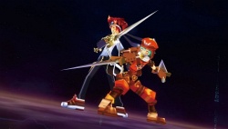 画像集#042のサムネイル/シリーズから30名を超えるキャラクターが集結,PSP「.hack//Link」仲間との協力が鍵を握る「ユニゾンバトル」を紹介