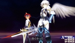 画像集#044のサムネイル/シリーズから30名を超えるキャラクターが集結,PSP「.hack//Link」仲間との協力が鍵を握る「ユニゾンバトル」を紹介