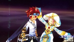 画像集#048のサムネイル/シリーズから30名を超えるキャラクターが集結,PSP「.hack//Link」仲間との協力が鍵を握る「ユニゾンバトル」を紹介