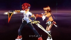 画像集#049のサムネイル/シリーズから30名を超えるキャラクターが集結,PSP「.hack//Link」仲間との協力が鍵を握る「ユニゾンバトル」を紹介