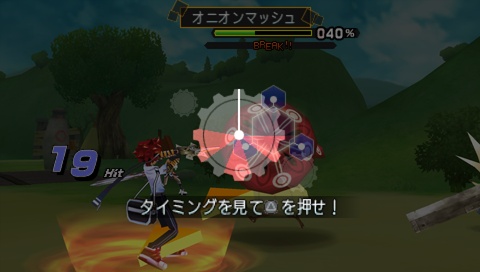 画像集#074のサムネイル/シリーズから30名を超えるキャラクターが集結,PSP「.hack//Link」仲間との協力が鍵を握る「ユニゾンバトル」を紹介