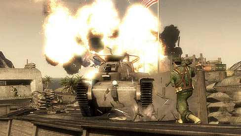 画像集#008のサムネイル/［GDC 2009＃番外編］EA DICE，プライベートカンファレンスで，「BF 1943」と「BF: Bad Company 2」を紹介